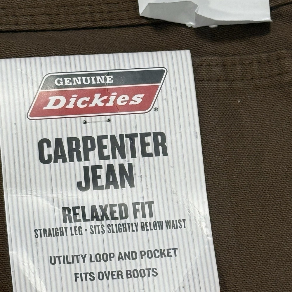 Dickie's Carpenter Jeans Relaxed Fit Straight Leg 36x32 - Picture 14 of 14